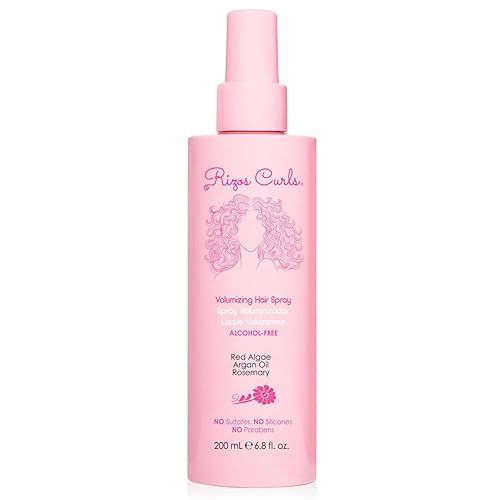 Rizos Curls NUEVO spray voluminizador para cabello rizado sin sulfatos acabado sin encrespamiento con algas rojas spray de retención flexible de