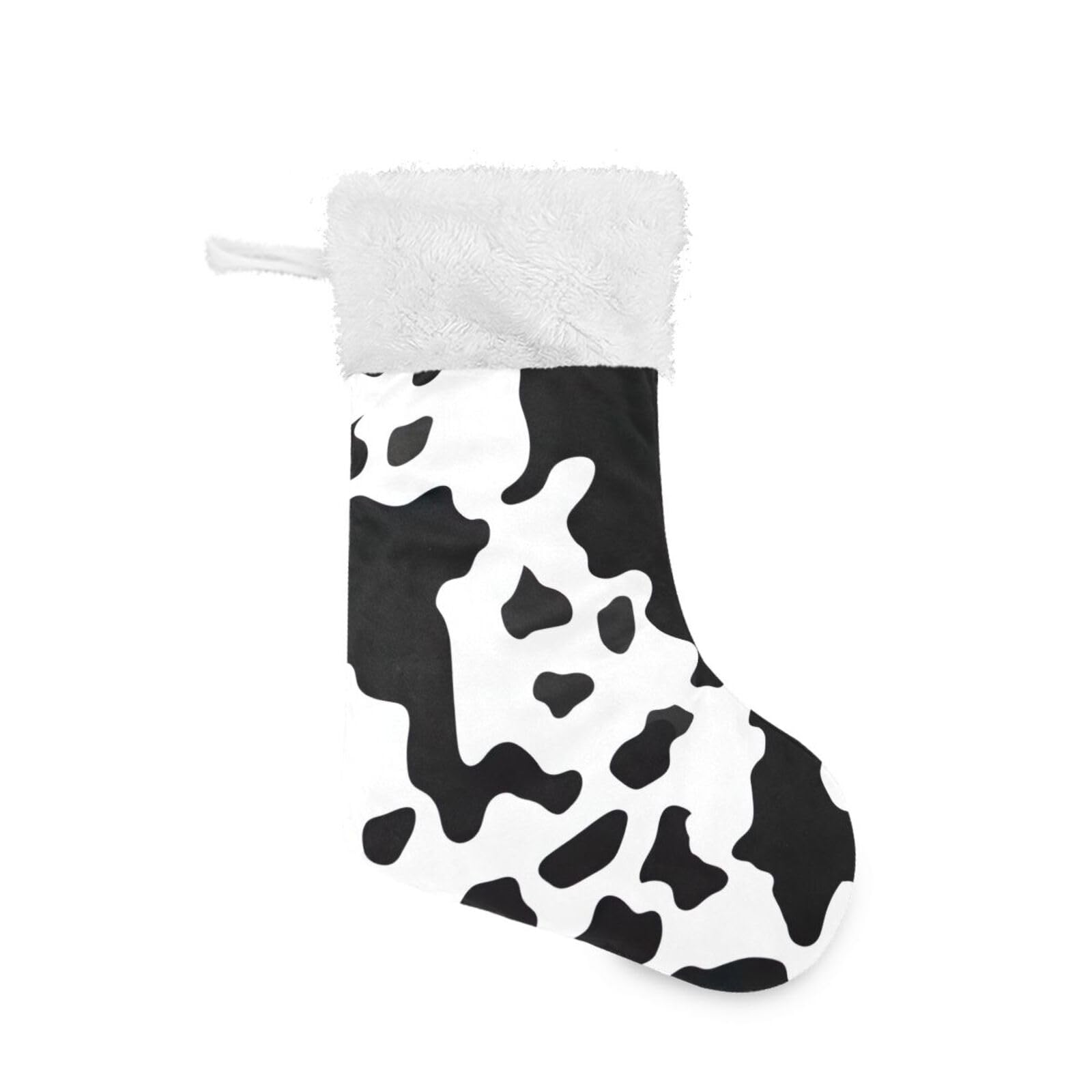 Chaussette de Noël 45 cm grand volume pour cadeaux avec revers peluche doux Nander