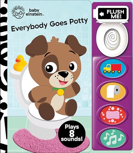 Baby Einstein - Everybody Goes Potty Sound Book with Interactive Flusher - PI Kids