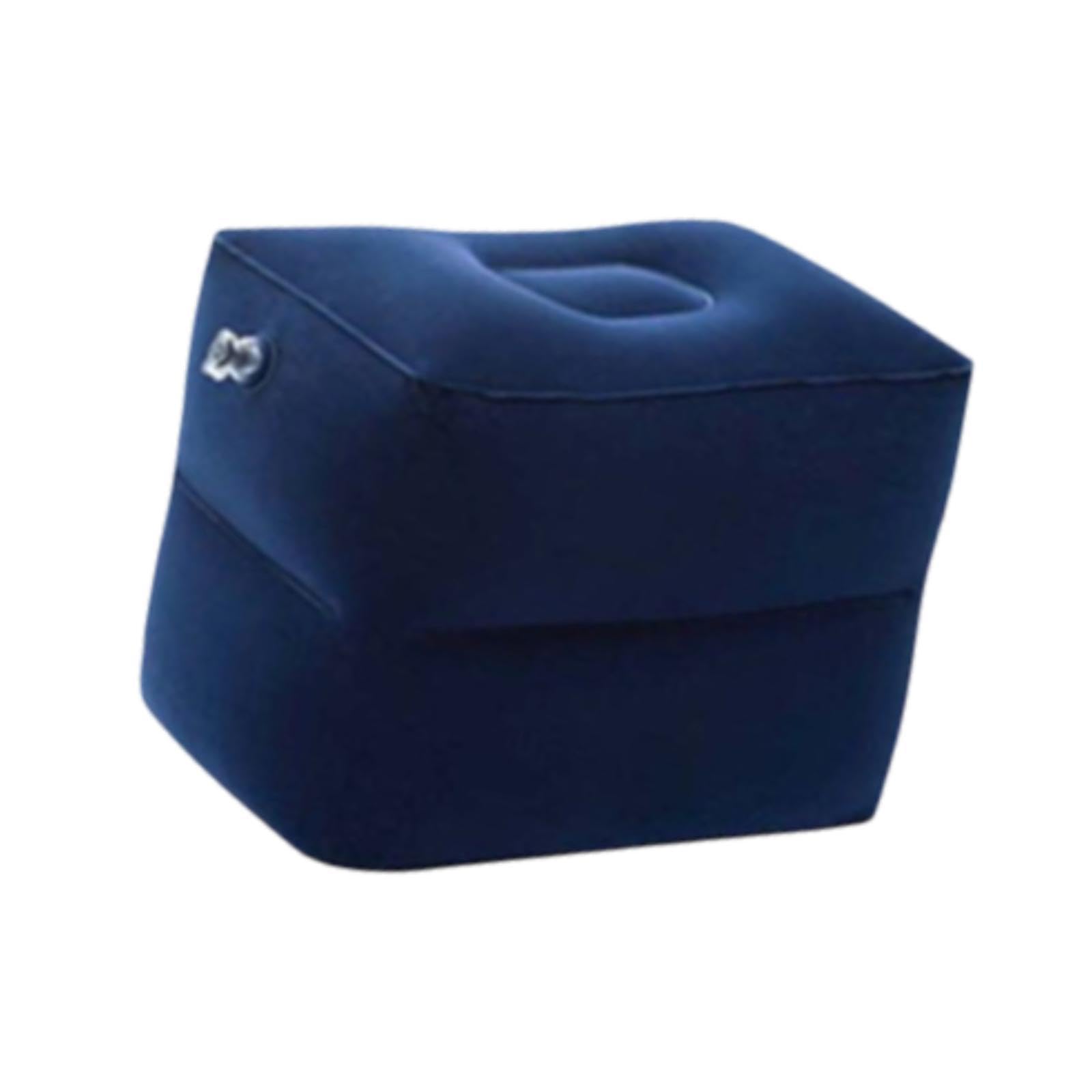 Oreiller repose-pieds soulagement jambes lourdes coussin doux bleu Perfeclan