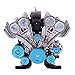 HMANE V8 Engine Model Kits for Adults, 500+Pcs 1:3 Metal Mechanical Engine Model DIY Assembly Physics Toy Gifts