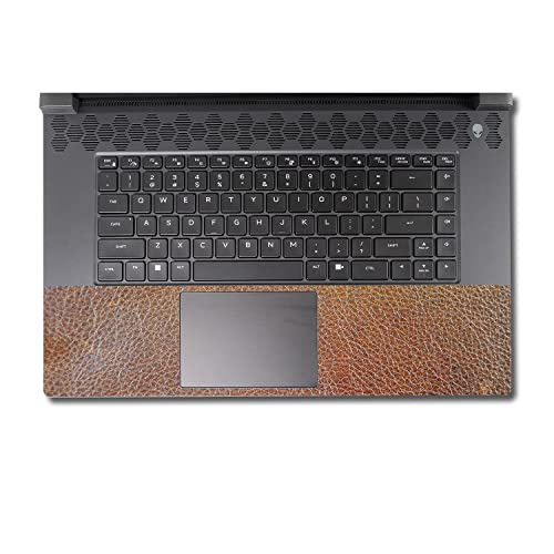 Image of MightySkins Skin Compatible with Alienware M17 R5 (2022) Full Wrap Kit - Brown Pleather | Protective, Durable, and Unique Vinyl Decal wrap Cover | Easy to Apply & Change Styles | Made in The USA