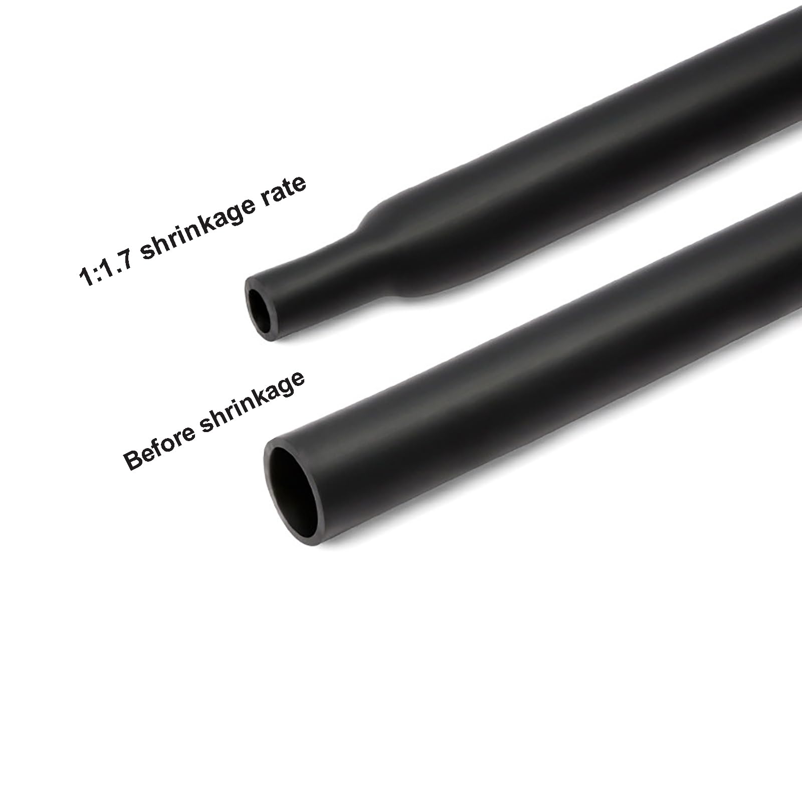 Tubo Termorestringente 1,7:1 Isolamento Sigillatura Flessibile-10mm Dia