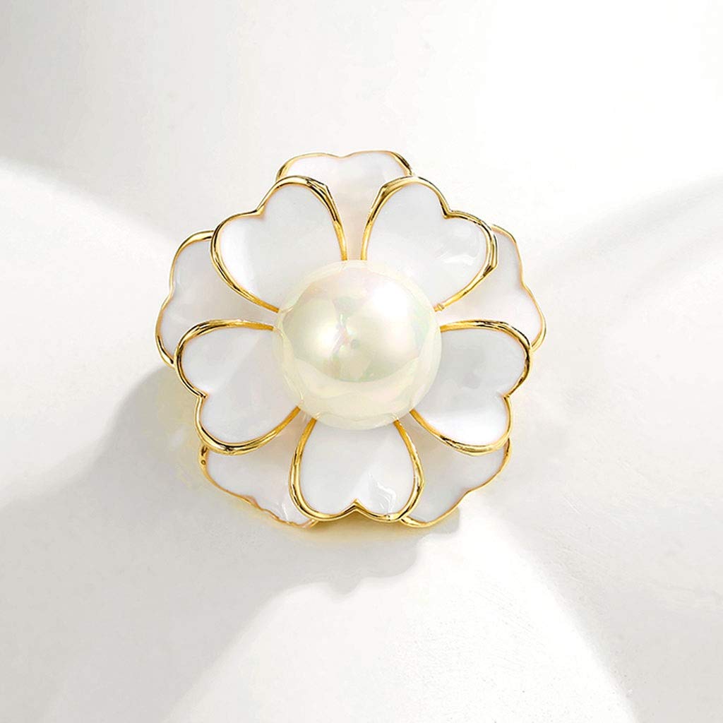 WXKAGF Spilla Spilla con Fiori di Perle, Adatta per Accessori di Abbigliamento da Donna, Possono Essere utilizzate gonne per Vestiti Sciarpe