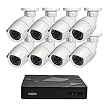 Q-See QT868-4BC-2 - Disco Duro de 2 TB (8 Canales, NVR, con cámara de 1080p y 4 Balas), QT868-8BC-2