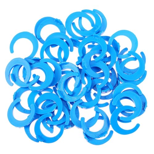 IWOWHERO 50 piezas Clips de Bloqueo para Sistema Filtro de Agua Pulg Accesorios para Purificador Plástico Duradero para Conexiones Seguras y Reutilizables