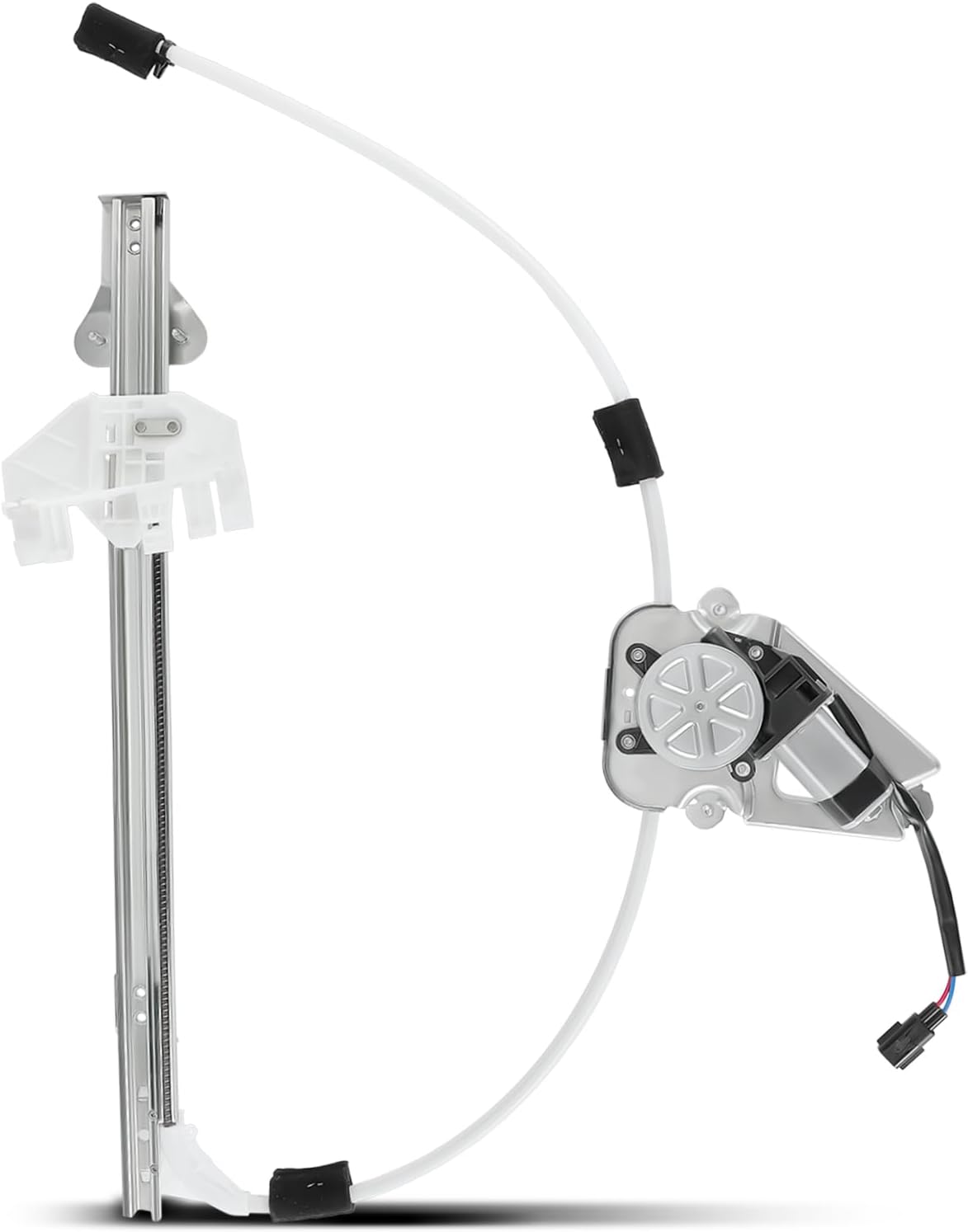 YHTAUTO Front Driver Side Power Window Regulator With 2-Pin Motor Assembly for Jeep Liberty 2006-2007 Sport Utility, Hole Style Only