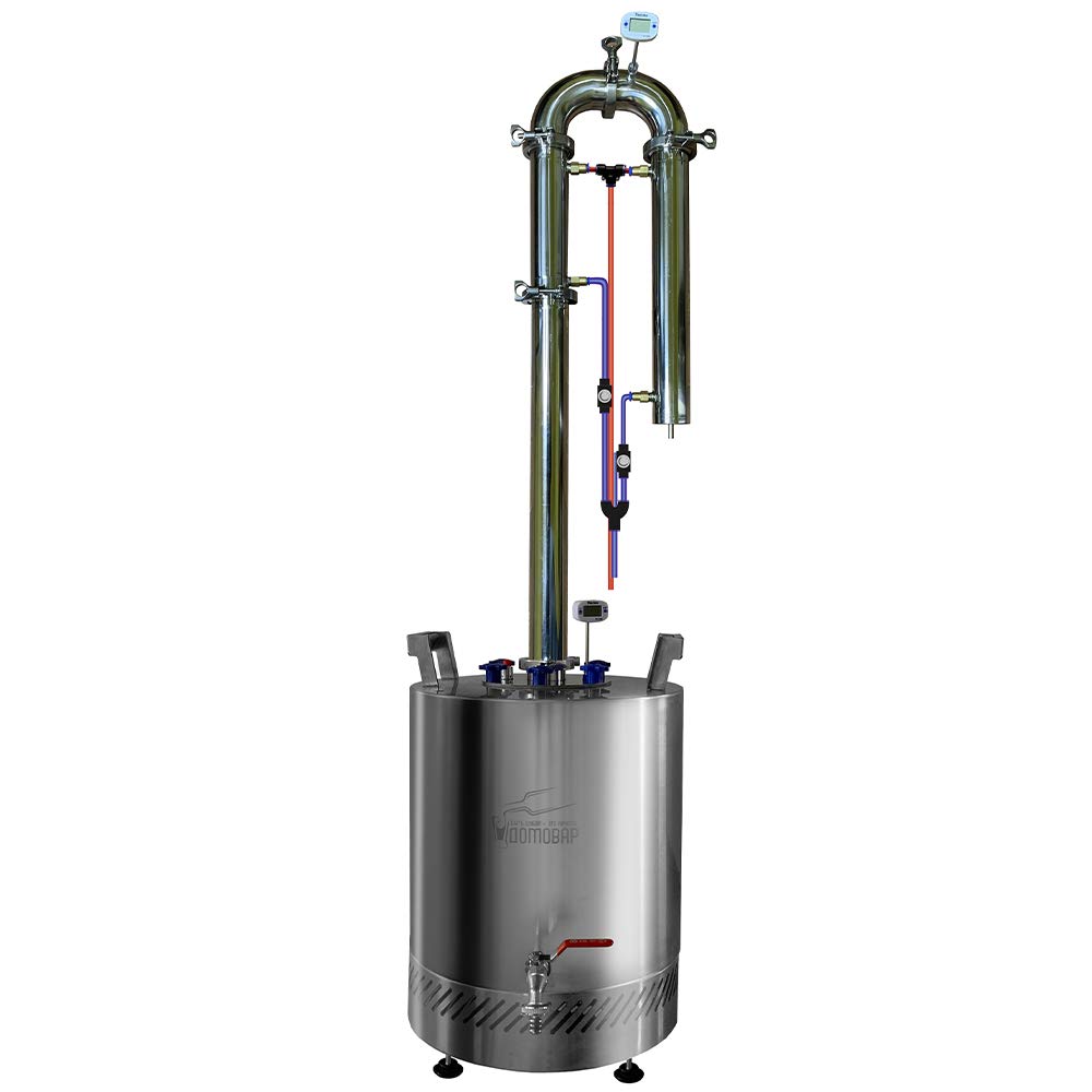 Moonshine Still – Destilador de reflujo a columna – Kit de destilador eléctrico Premium 33 l