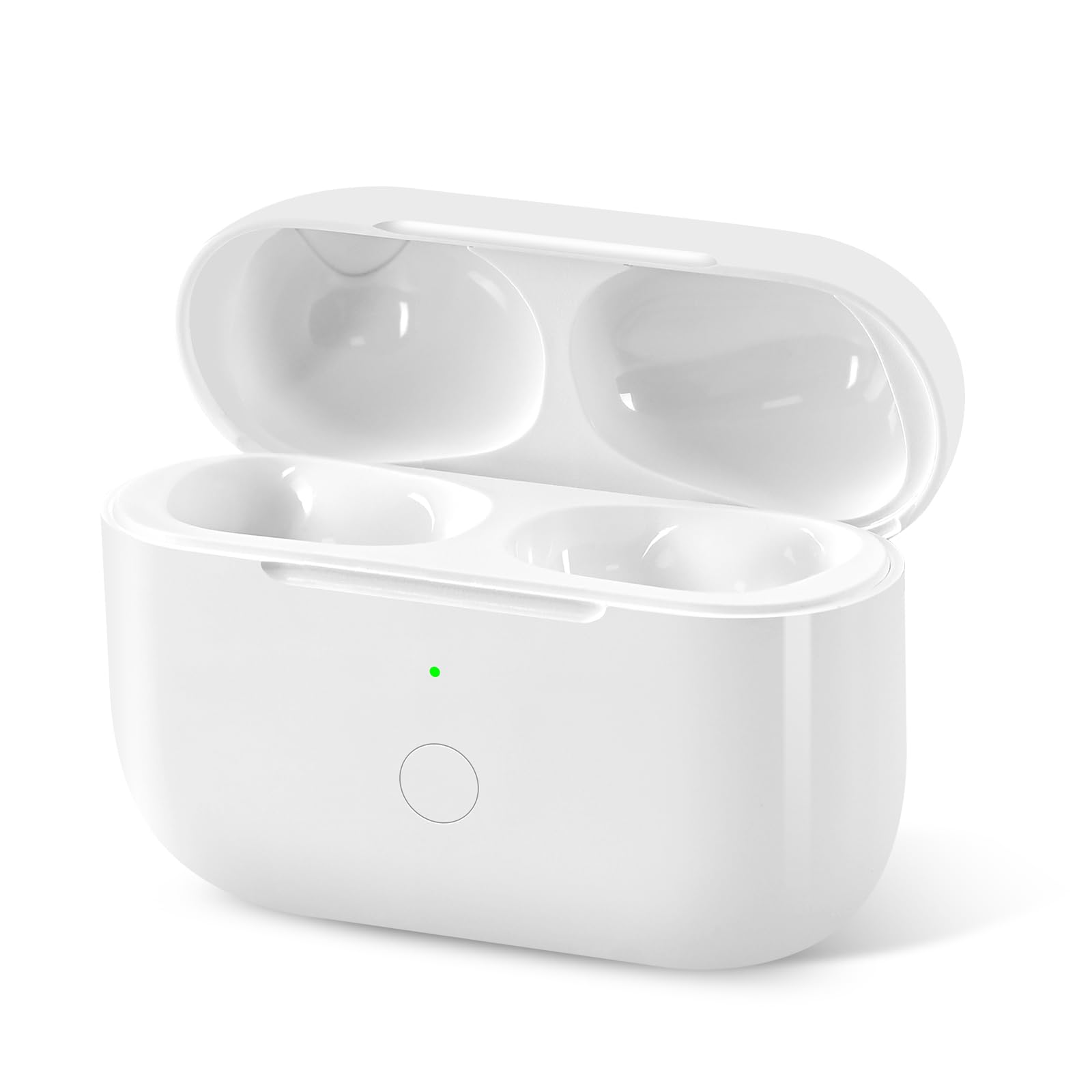 Wireless Charging Case Compatible with AirPod Pro 1st & 2nd Generation with USB-C Charging, Air Pod Pro 2 1 Charger Case Replacement with Bluetooth Pairing Sync Button,with Type-C, No Earbuds