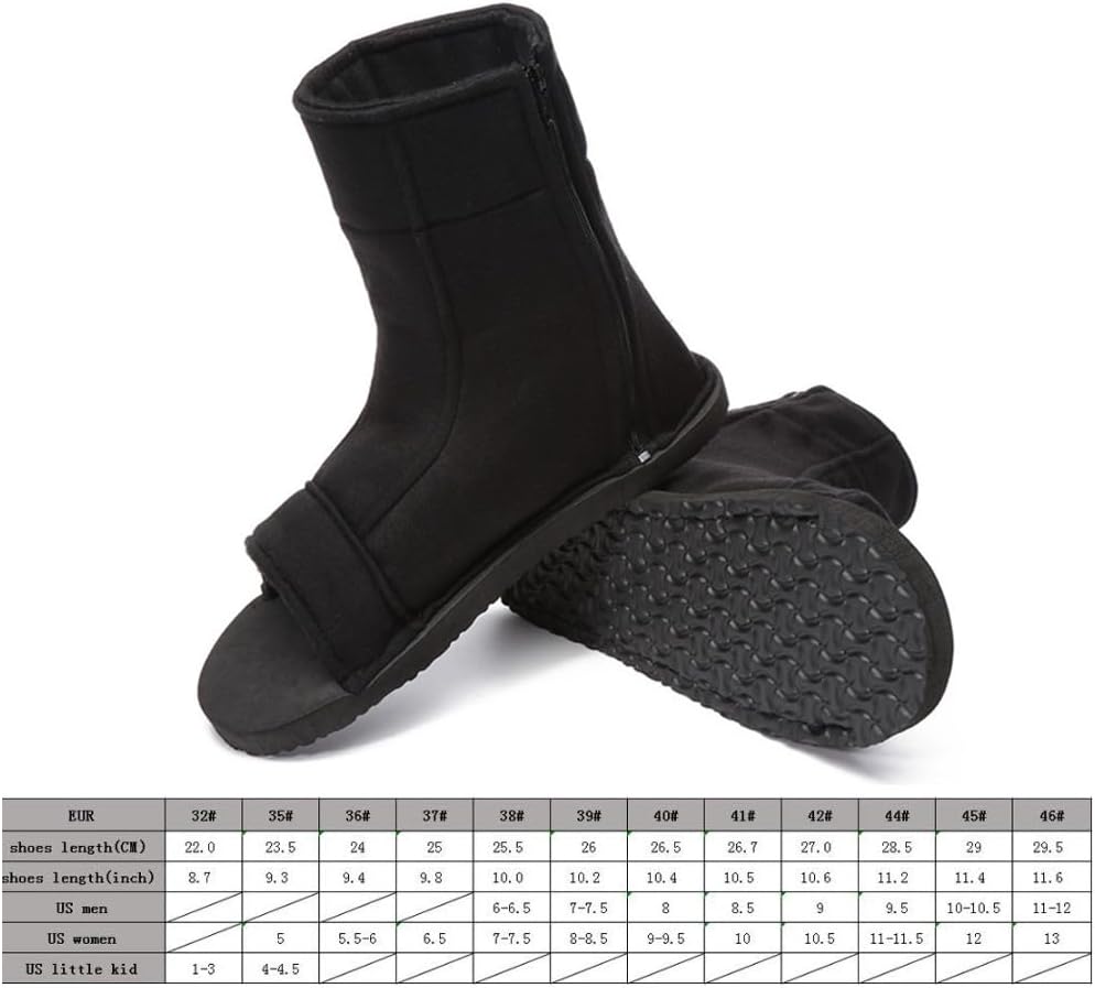 US Size Anime Cosplay Shoes Black Party Shoes Women/Men Boots 32#-46#