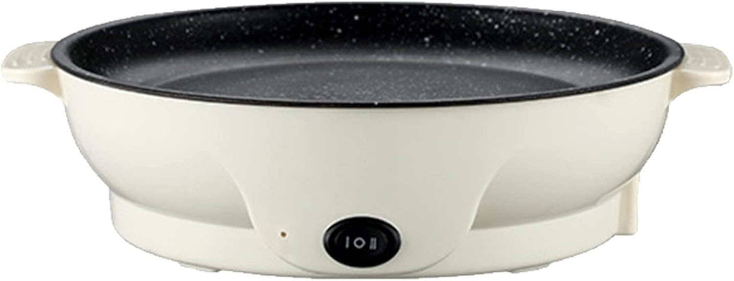 Sartén Eléctrica Redonda Antiadherente con Control de Temperatura