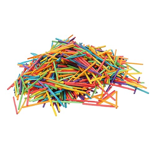 BEBEMOKO Craft Sticks Pack DIY Handicraft Supplies for and Material for Classroom Projects Activities