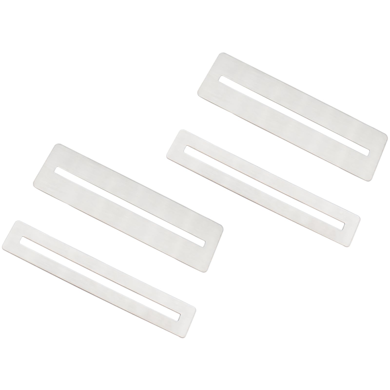 LBTODH 4PCS Guitar Fingerboard Guard Silver Guitar Fret Protector Stainless Steel Instrument Accessories for Dressing and Polishing Frets