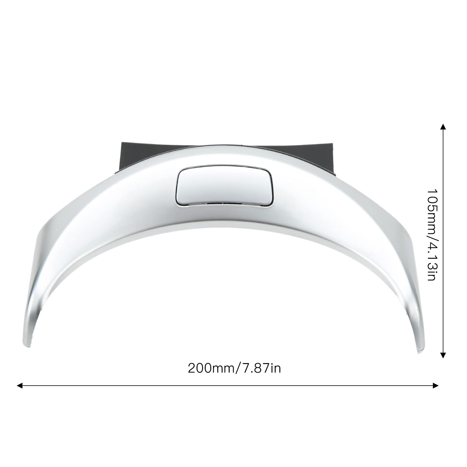 Remplacement de Bouton de Libération de Boîte de Rangement D'accoudoir pour W205 C200 C250 C300 W253 GLC260 GLC200 Couvercle de Commutateur de Libération D'accoudoir de (Argent)