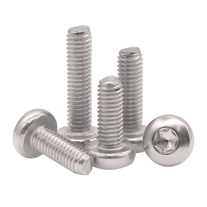 Titanium GR2 Torx Button Head Torx Screws Bolts 2# 4# 6# 8# 10# 1/4 (100,UNC 2#-56 x 1/2)