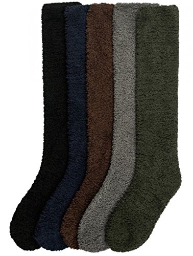 MOPAS Ladies Colorful Fleece/Plush Soft Knee High Socks Assorted 6 Pack