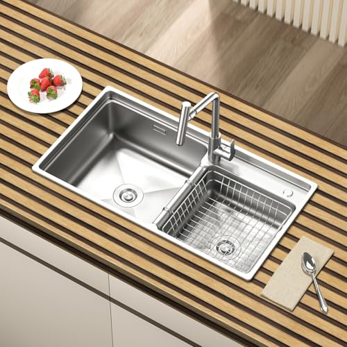 Arthome Klebefolie Modernes Akustikpaneele Holzwand Abziehen und Aufkleben Tapete Holzoptik Beige Braun PintWalls Selbstklebende Möbelfolie Vinyl Folie für Home 44cmx10m Backsplash Papier
