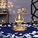 Artarium Trishul Damru Statue Table Decorative Showpiece Item Hindu God Idols Shiv Trident Symbol Shiv Trishul Statue for Car Dashboard Idol Best Birthaday Gifts for Women Size - 3.9 Inch