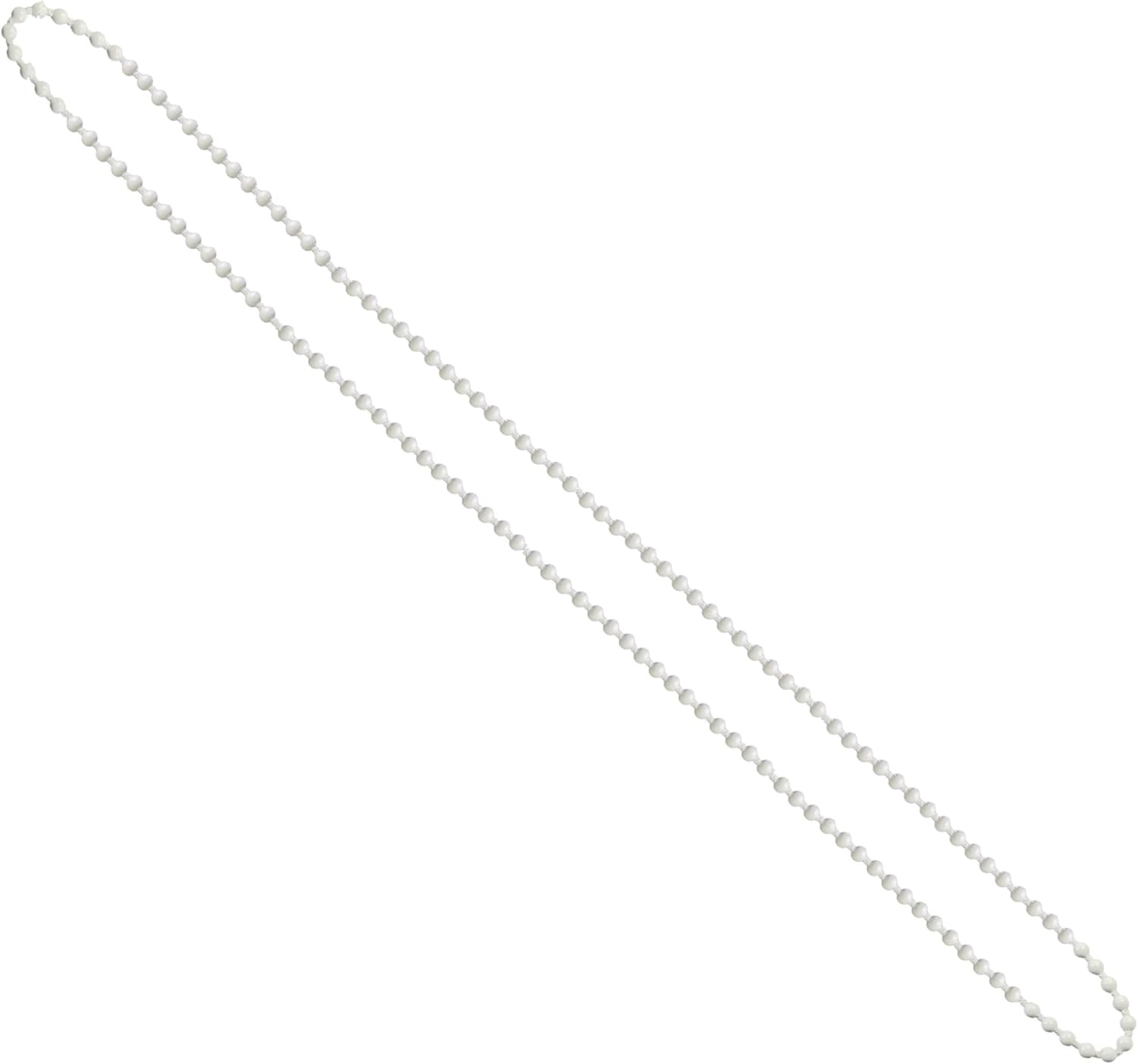 4.5mm Blind Plastic Bead Continuous Endless Chain Loop for Clutch Roller Shades- White