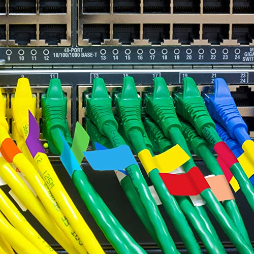 Ctosree 10 Rolls Colored Stickers Labels For Labeling Rectangular Color Coding Labels Stickers 10 Colors Adhesive Label Solid Colors Tags For Inventory Organization File (1.57 X 0.75 Inch) #TOP5