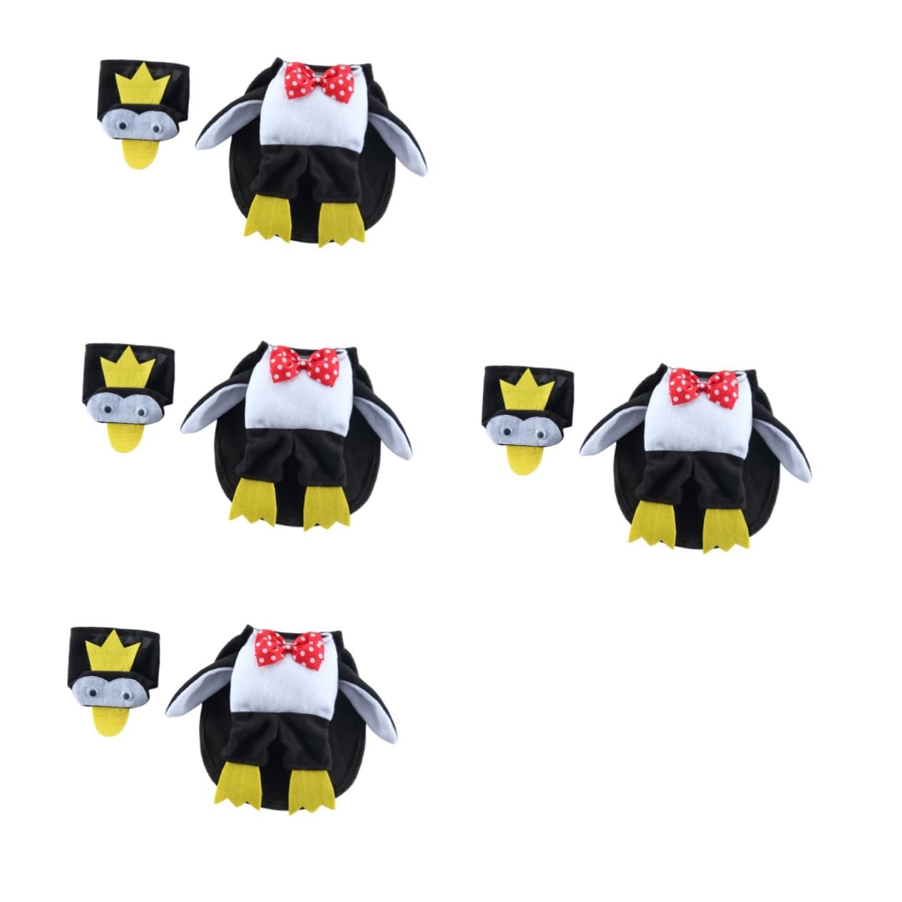 BESPORTBLE 4sätze Penguin Hundekostüm Für Haustiere Lustiger Umhang Für Halloween Partys Leicht Und Tragbar Für Kleine Mittelgroße Hunde Deko Für Anlässe Fotoshootings