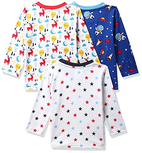 Image of MINITATU Baby-Boy's Animal Print Regular Fit T-Shirt