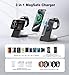 3 in 1 Magnetic Wireless Charging Station Apple 20W Charger Stand Magnetic Wireless Charger for iPhone 16 15 14 13 12 Pro/Pro Max/Plus/Mini AirPods 2/3/Pro iWatch Ultra/8/7/SE/6/5/4/3/2 (3 in 1)