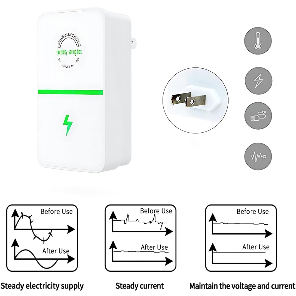 Optiwatt Electricity Saver Suitable for Home & Commercial Use Reduces Unnecessary Power Waste Compatible with Most Appliances — view 5