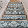 OJIA Stair Treads Non-Slip Carpet Stair Treads for Wooden Steps Indoor 15PCS, Soft Stair Runner Rubber Backing Carpet Treads for Wood Stairs, Safety Stair Rugs for Kids Elders Pets, Gray