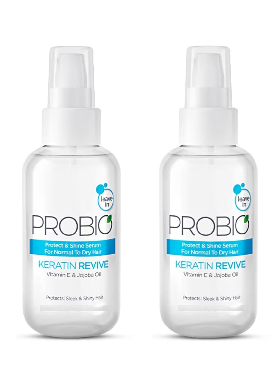 PROBIO Keratin Revive Shine Serum 110 ml | No Sulphate | No Paraben | No SLS | No SLES | with Jojoba Oil | UV-Protect Formula || PACK OF 2 ||-image-3