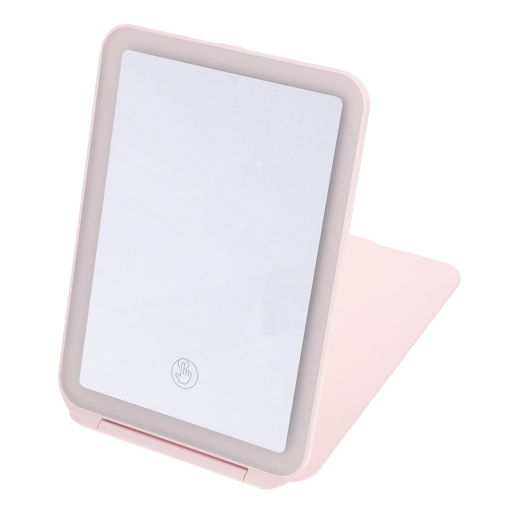 Miroir de maquillage USB portable LED rechargeable pour femme