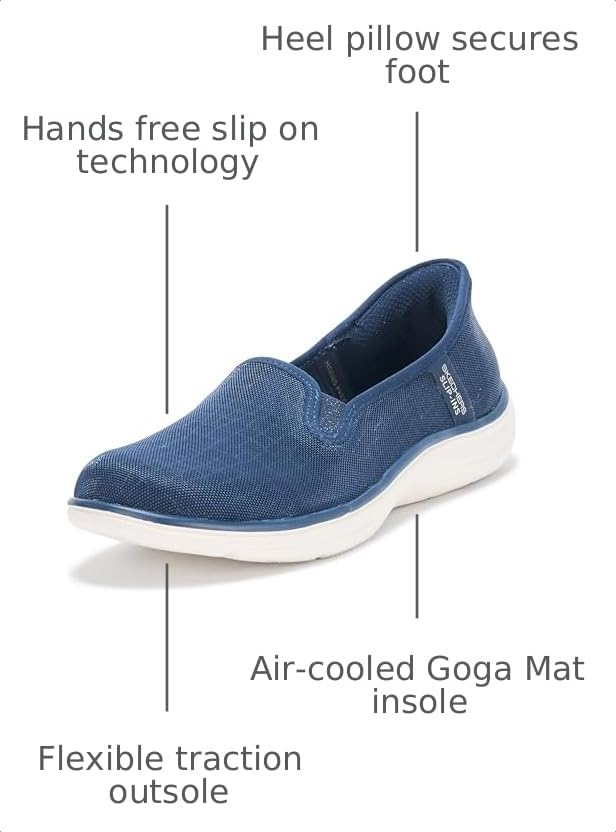 Image of Skechers Womens On-the-go Flex - Radiant Snake Print Skimmer Hands Free Slip-ins