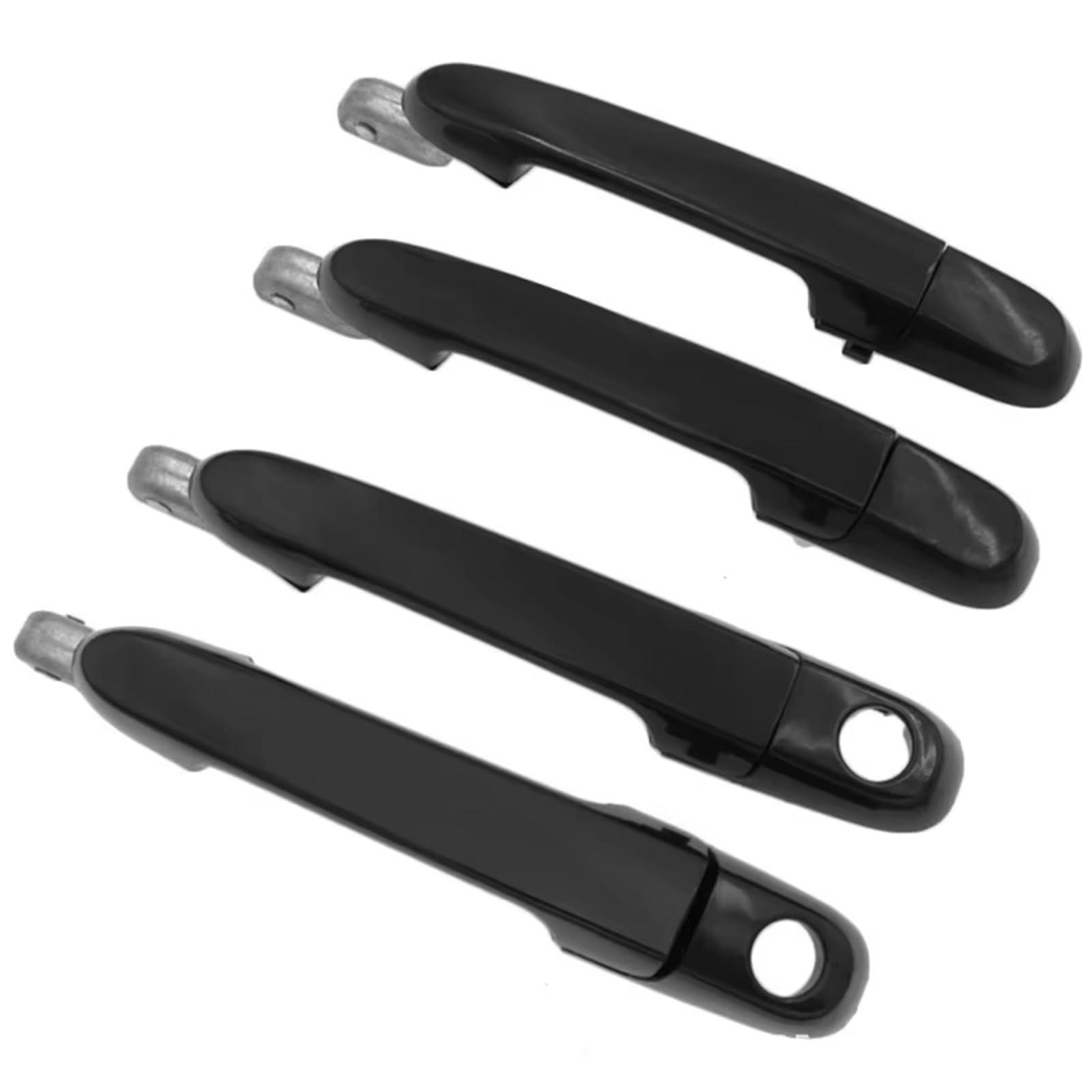 ZJYZYQ Car Sliding Outer Door Handle ​for Hyundai for Accent 2007-2011 Outside Exterior Door Handle Black