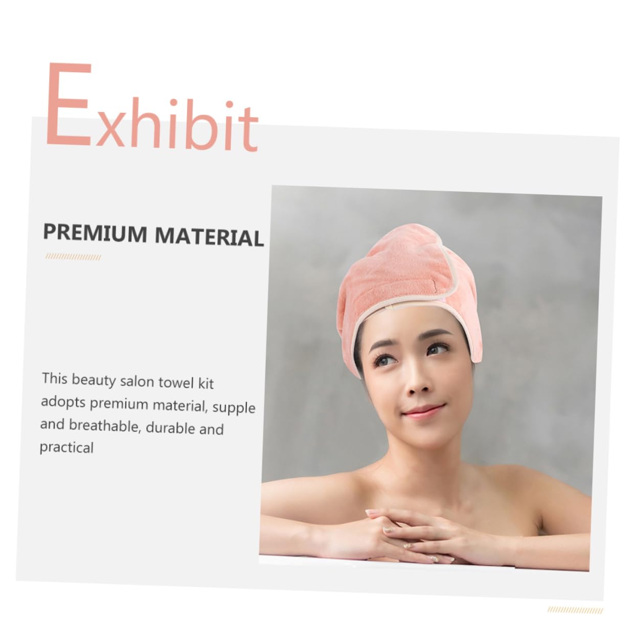 Toalla de Microfibra Cabello, Turbante Absorbente de Secado Rápido, 2 Juegos, para Mujer, Uso en Salón de Belleza