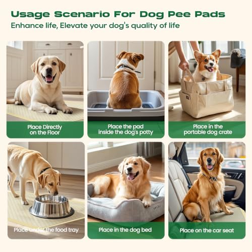 Image of Bamboo Puppy Pads Extra Large 31 inchx47 inch 40 Count with Tabs
