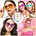 Imagen de 14 Pares Gafas de Sol en Forma de Corazón con Montura sin Marco