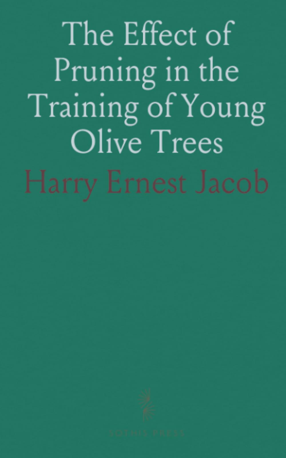 The Effect of Pruning in the Training of Young Olive Trees