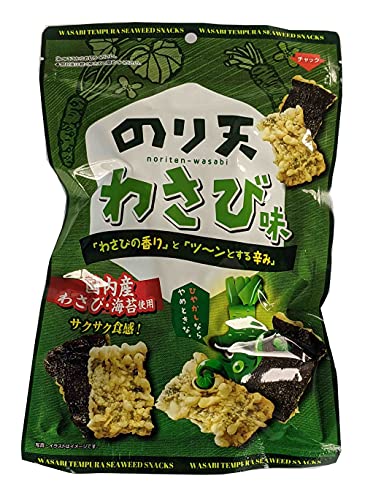 ダイコー食品 ワサビ君のり天わさび味 80g ×5袋