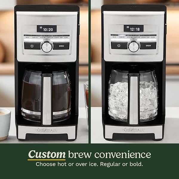 Cuisinart Personal Brew™ 12-Cup Coffee Maker, Automatic Coffee Machine, Programmable Coffee Maker for Home Brewing Convenience with Adjustable Brew Strength, Stainless Steel/Black, DCC-12 - 2