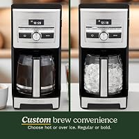 Cuisinart Personal Brew™ 12-Cup Coffee Maker, Automatic Coffee Machine, Programmable Coffee Maker for Home Brewing Convenience with Adjustable Brew Strength, Stainless Steel/Black, DCC-12 — image 3