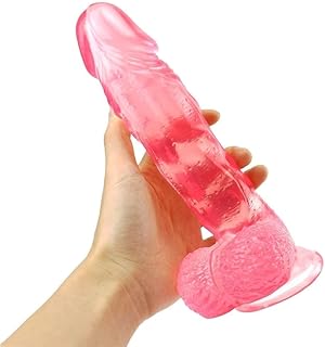 Yrrddxxoo Ventosa realista multicolor de 20.85 cm para mujer, paquete privado manos libres para parejas femeninas, embalaje privado, juguetes relajantes (color: rosa)