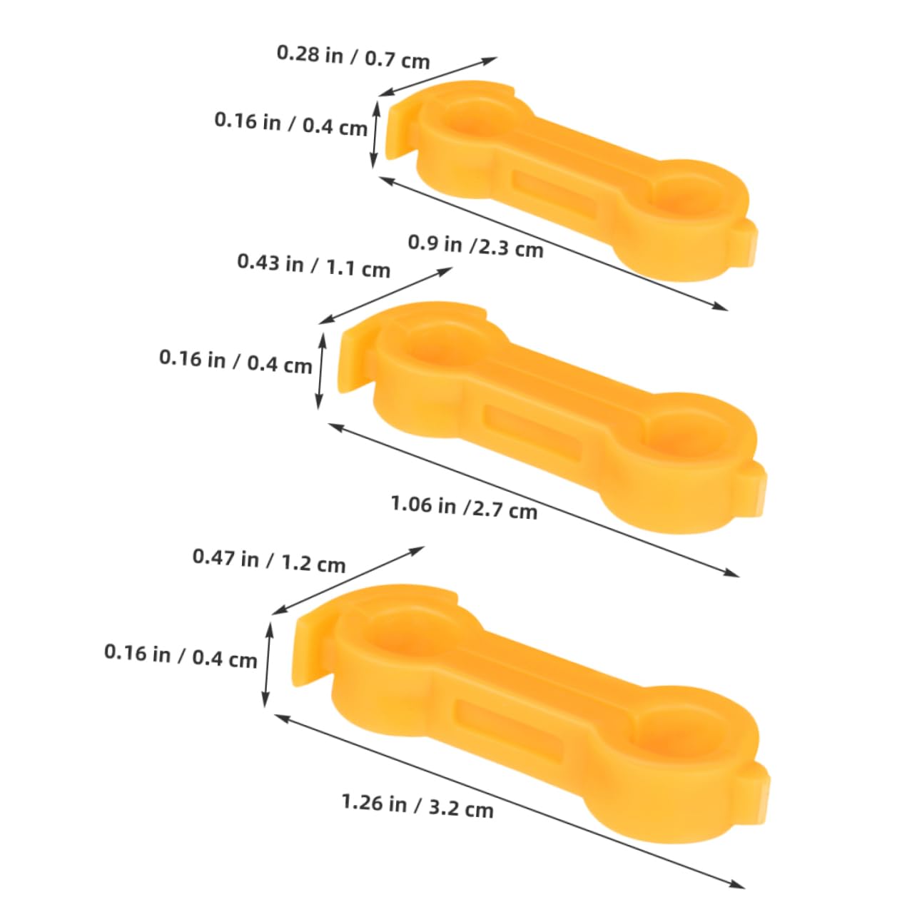 ibasenice 15Pcs Chick Leg Brace PVC Support Bands for Splay Leg Correction Newborn Chicks Quails Ducks and Parrots Durable and Comfortable Poultry Supplies