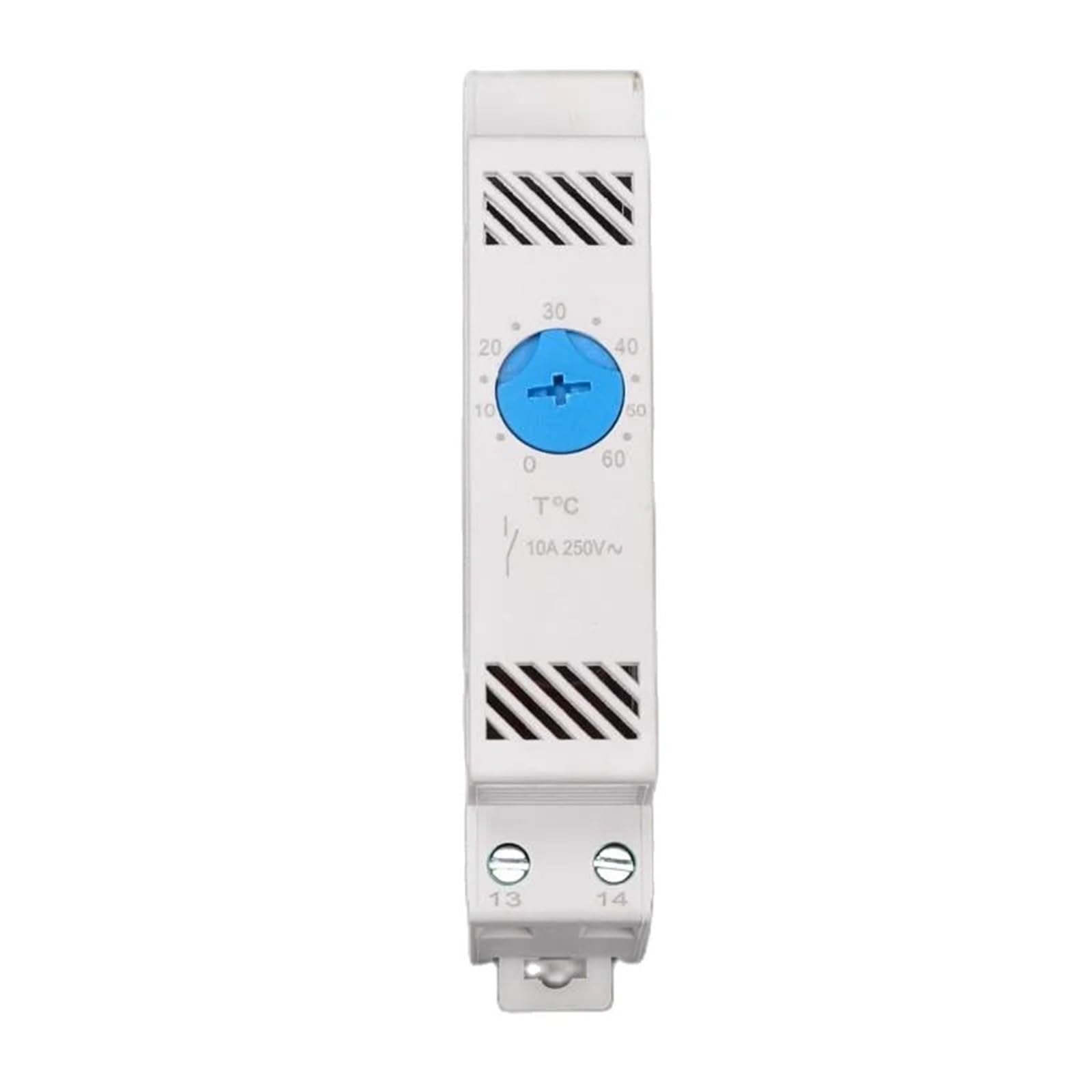 Termostato Regolatore di temperatura industriale for guida DIN (NO e NC)(240 0-60 degree)
