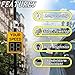 Radar Speed Signs Solar Speed Limit Sign with Full Acceries Remote Adjustable Speed Limit Sign with Radar and Camera Easy Mount Weatherproof Road Safety Traffic Signs(Yellow,50CM*70CM/20IN*27IN)