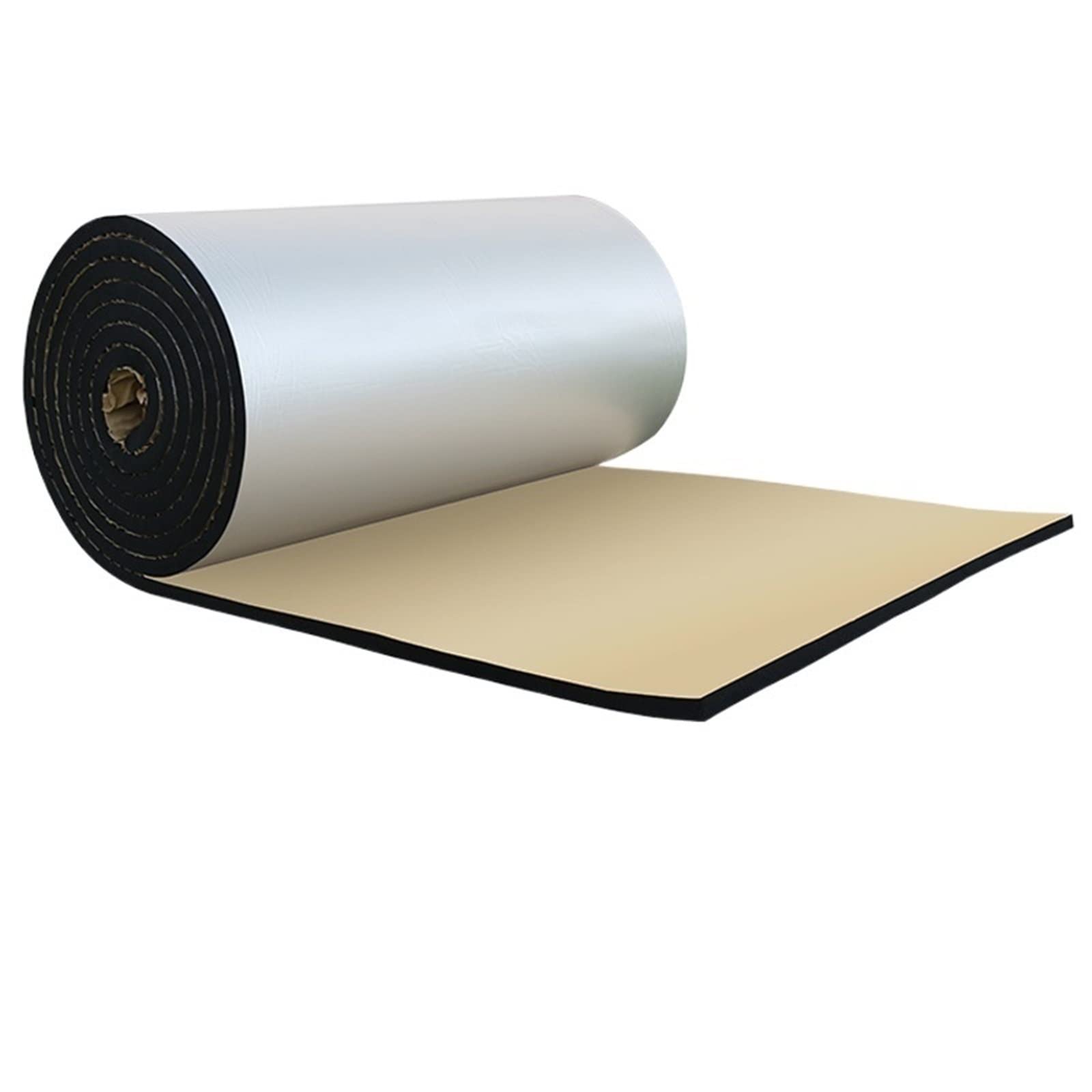 Car Sound Deadening Mat 500*2000mm 3/5/7/10mm Car Hood Engine Firewall Heat Mat Deadener Sound Noise Proof Insulation Deadening Aluminum Foil Sticker