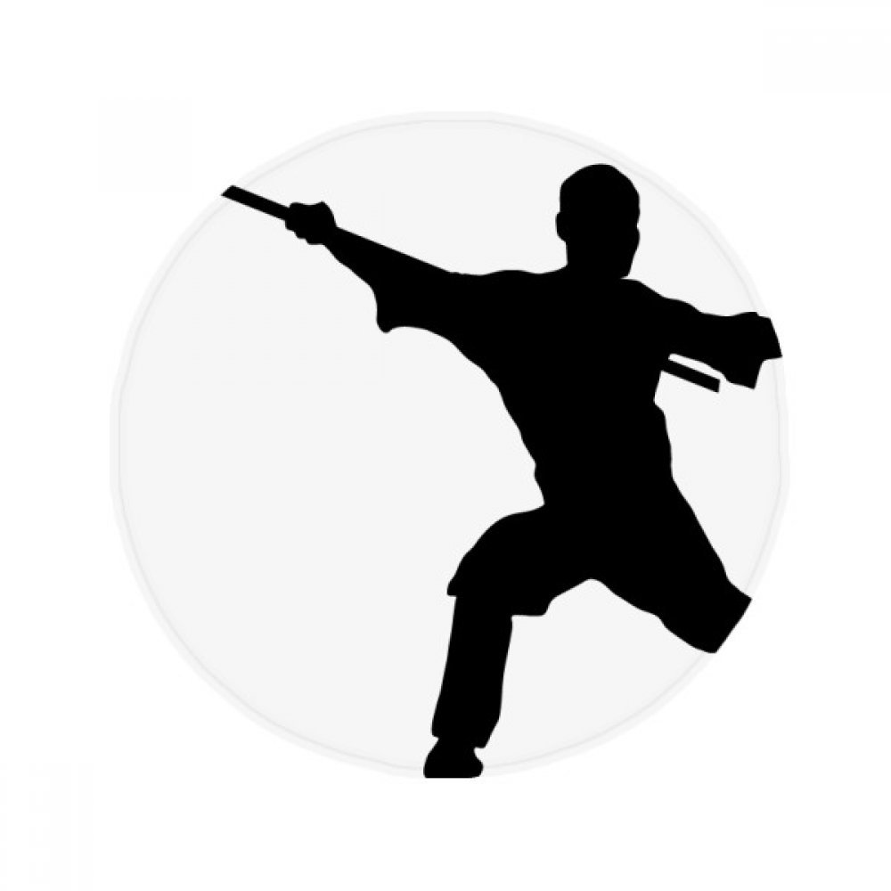 Bâton chinois tapis Shaolin cadeau original arts martiaux