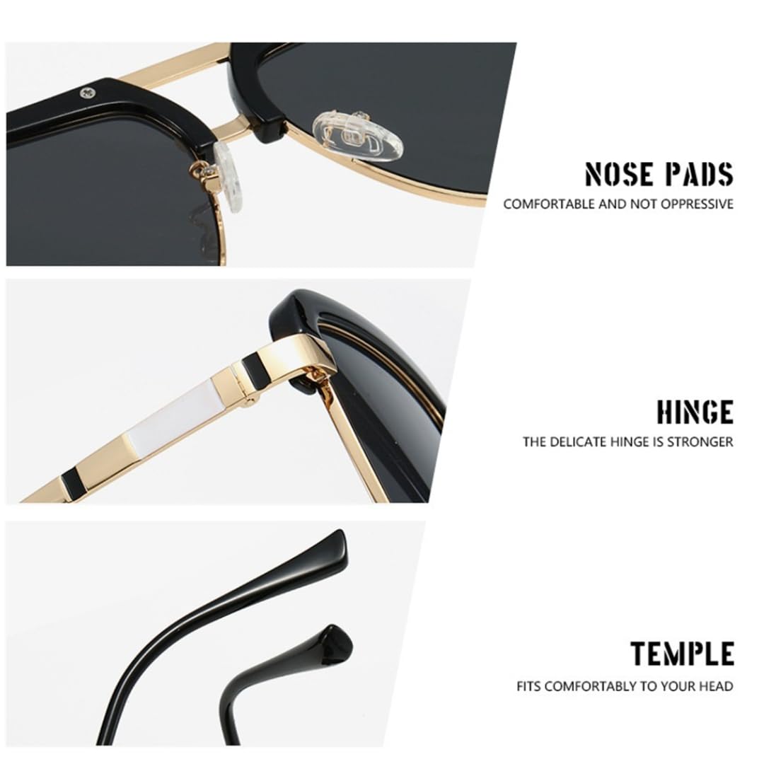 Luksusowe, owalne okulary przeciwsłoneczne damskie w stylu retro z cienką ramką, męskie, UV400