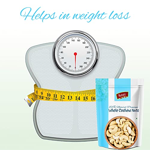 Image of Nutwiz Kaju (Cashew) 800 Grams (200 Grams X 4) for All Ages | High in Protein and Boosts Energy and Build Immunity | Healthy Nutritious Cashew Nut | Delicious Vegan & Crunchy Kaju Nut for Cooking and Raw Eating