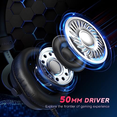 Fifine DE2304H9 Pc Gaming Headset, Usb Headset With 7.1 Surround Sound, Detachable Microphone, Control Box, 3.5Mm Headphones Jack, Over-Ear Wired Headset thumb #6