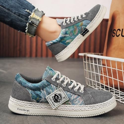 Men's Casual Shoes Lace-Up Lightweight Walking Shoes Fashion Sneakers3